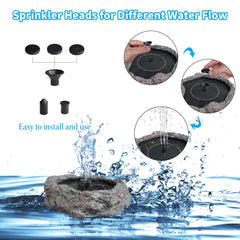 TIANCENTRAL H nozzle with bubbling water demonstrating aeration benefit