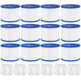 TidyMister Type VI front packaging showing full twelve-cartridge set and six sleeves for quick restocking benefit