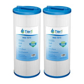 Tier1 front view of 2pk filter showing fit and value benefit