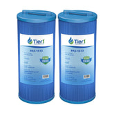 Tier1 front view of packaged replacement filters showing product and benefits