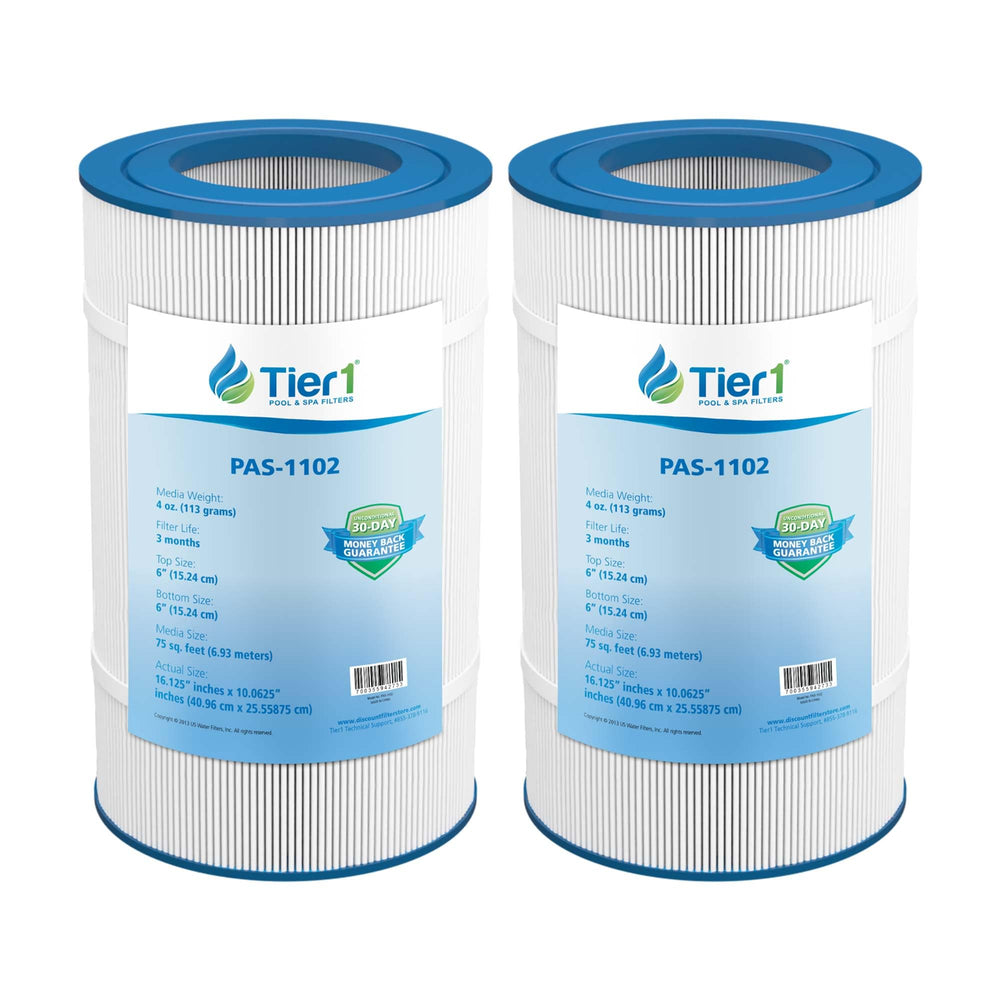 Tier1 two-pack front view showing sealed cartridges and fit benefits