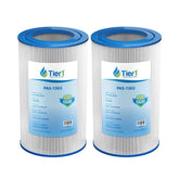 Tier1 front view of two-pack cartridge showing compatibility and quick replacement benefit