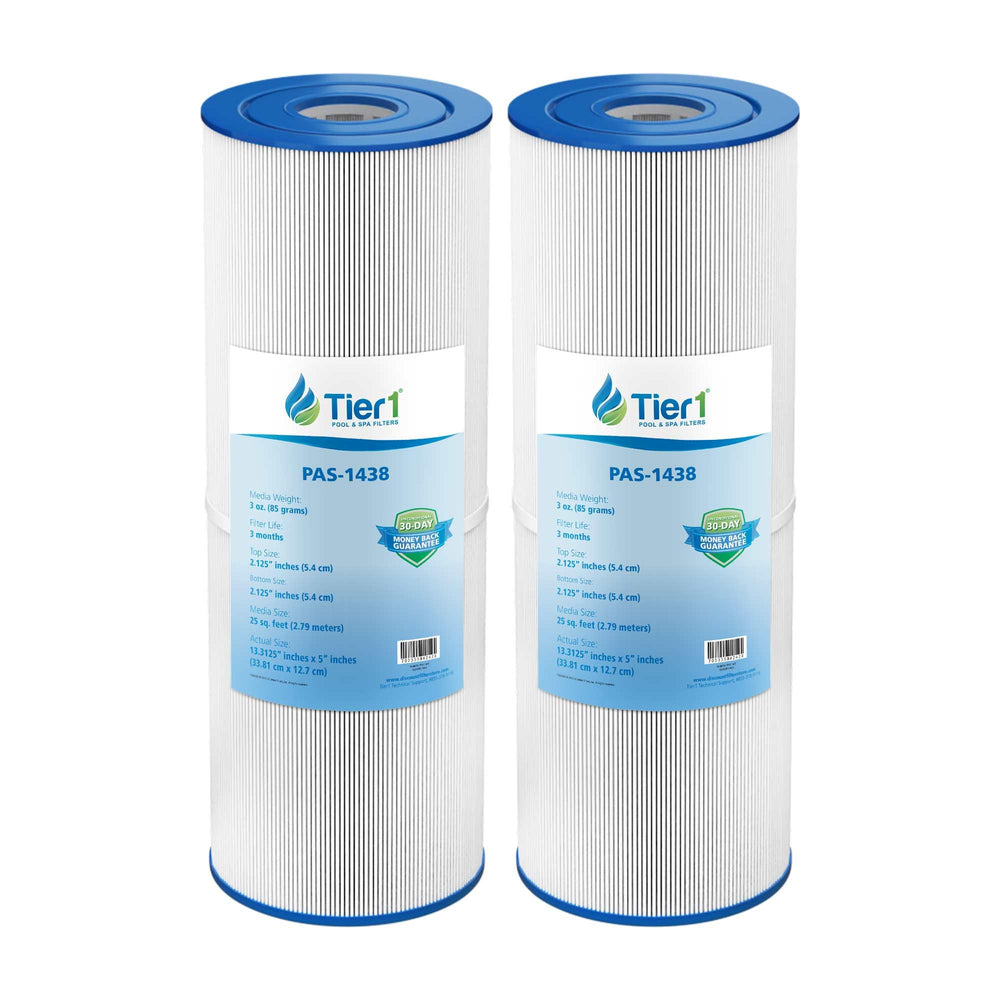 Tier1 front view of two replacement cartridges showing clear packaging and fit benefit