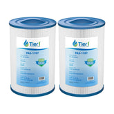 Tier1 front packaging showing two replacement cartridges and clear branding benefits clarity