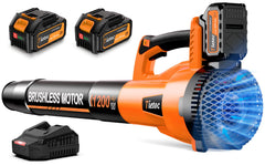 tietoc front view blower showing compact portable design and easy storage benefit