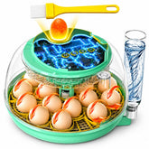 TIKJEN front view showing compact incubator design and capacity benefit