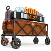 TIMBER RIDGE front view showing extended cargo area and organized gear for easier hauling