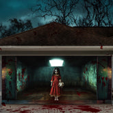 Tingjoo front full garage display shows large spooky visual and high curb appeal