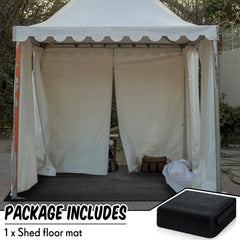 Tinideya waterproof PE backing close-up showing non-slip moisture barrier
