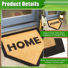 Tinideya mat in porch setting demonstrates protection and aesthetic curb appeal