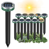 Tirgo front view of 12-pack repellent spikes showing full kit benefits