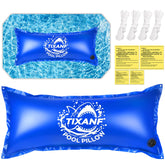TIXANF front view of pool pillow showing shape and lift benefit