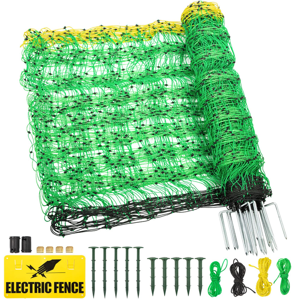 TMEE front view of netting roll showing dimensions and portability benefit