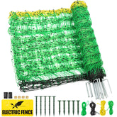 TMEE front view of netting roll showing dimensions and portability benefit
