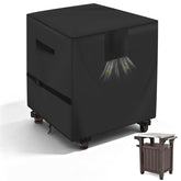TOHONFOO front view on 30-inch Keter prep table showing full coverage and protection