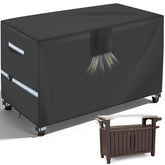 TOHONFOO front view of cover protecting prep table, shows full fit and neat protection