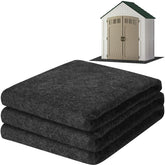 ToLanbbt front view of full shed mat showing coverage and protection