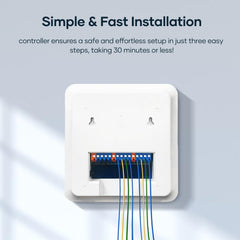 tolviviov zone terminal detail showing labeled wiring for fast install