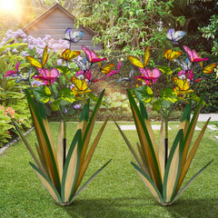 TOMBABY front view showing light green agave butterflies and curb appeal