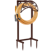 TomCare front view of hose holder showing stable design and tidy storage