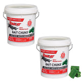 Tomcat bromethalin pail front view showing label and secure lid for professional storage