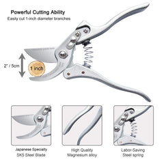 TONMA JP ergonomic handle detail reducing hand fatigue during prolonged pruning