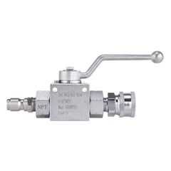 Tool Daily close-up of stainless-steel valve body, corrosion-resistant finish