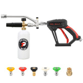 Tool Daily front view showing compact pressure gun and foam cannon, efficient cleaning