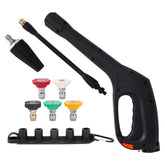 Tool Daily front view of pressure washer gun showing ergonomic grip and benefit of control