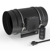 Toolazy front view of assembled fan showing robust housing and airflow benefits