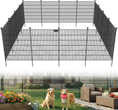 Toolterritary front view showing full fence and gate for quick garden access and protection