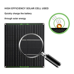 Topsolar panel connected to a car battery maintaining charge while parked