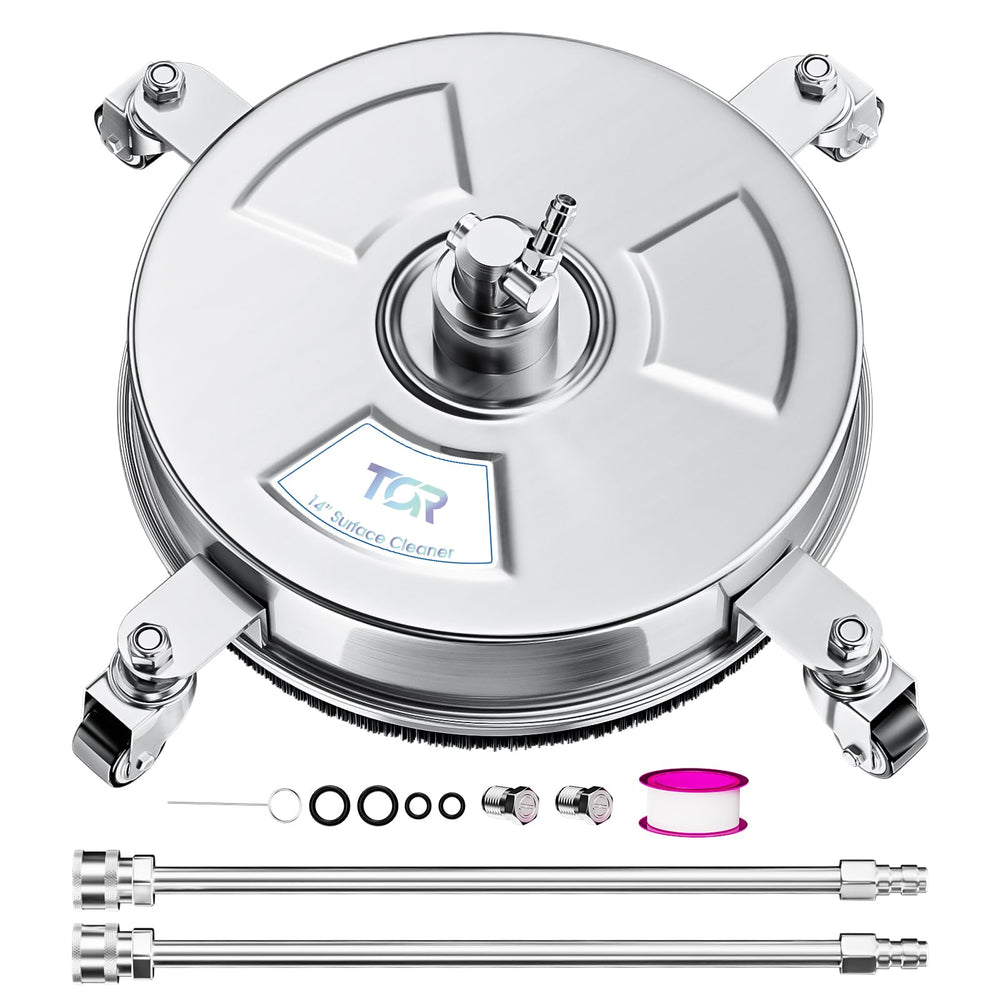 TOR front view stainless steel cleaner showing durable build and fast cleaning benefit