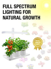 TORCHSTAR adjustable pole extended demonstrating height flexibility for plants