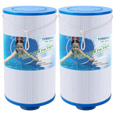 TOREAD FC-2402 front packaging showing replaceable spa filter and benefits