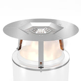 Toriexon front view installed on Solo Stove Bonfire showing improved warmth