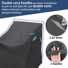 TORUTA adjustable drawstring and buckles securing cover in wind