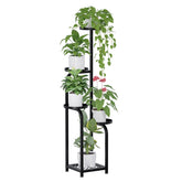 TOSKING front view of 5-tier stand shows vertical space-saving display