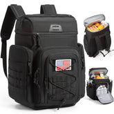 TOURIT front view showing full cooler backpack and organized pockets for quick access