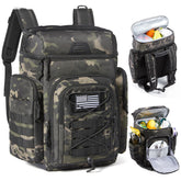 TOURIT front view showing packed cooler and organized pockets for quick access