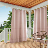 TOWN & COUNTRY BASICS front view of blush panels showing full-length coverage and style
