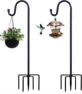 ToyHotels front view of two 94-inch shepherd hooks showing full set benefit