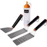 Traeger kit front view showing tools and immediate grilling readiness