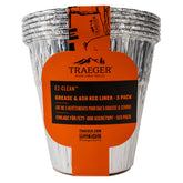 Traeger front pack of five BAC608 liners showing convenience and compatibility