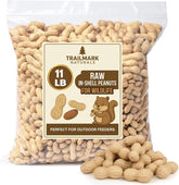 TRAILMARK NATURALS front of bag showing 11 lb raw peanuts and clear branding for easy identification