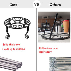 TREEZITEK close-up of solid iron leg highlights durable heavy-duty construction