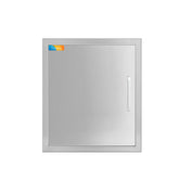 Treshin front view access door showing sleek stainless finish and professional look