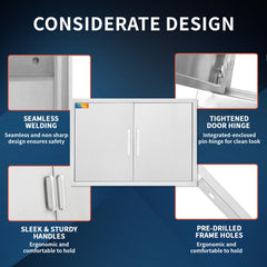 Treshin interior hooks with S-hooks for organized utensil storage benefit