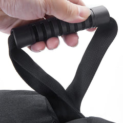 TRINKA hook-and-loop strap detail demonstrating secure wraparound attachment benefit