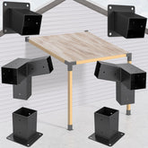 TROPTOLKY front packaging showing the 6-piece pergola bracket kit and durability benefits